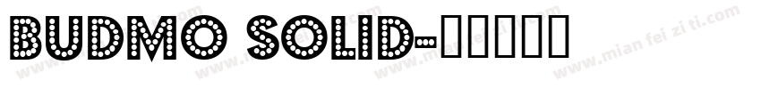 Budmo Solid字体转换